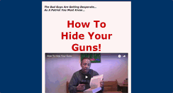 Desktop Screenshot of hideyourguns.com